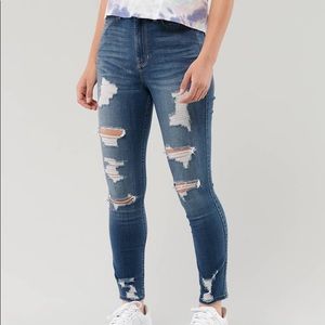 Curvy Ultra High Rise Crop Super Skinny Jeans